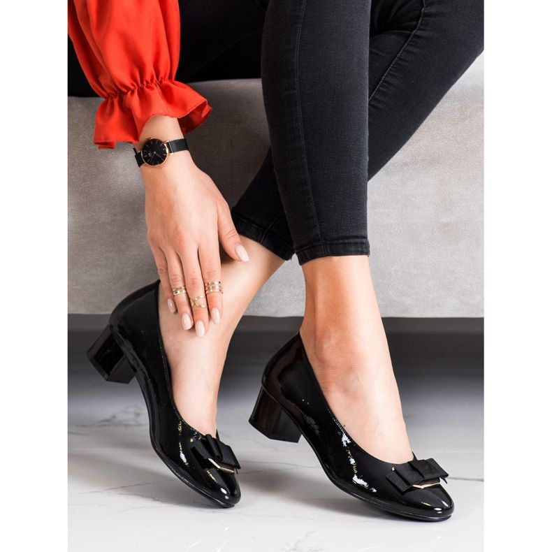 Stylische VINCEZA Pumps schwarz 2