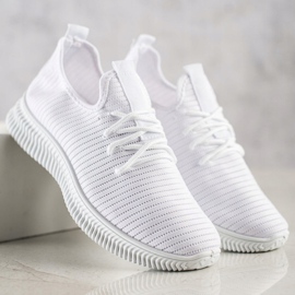 SHELOVET Bequeme Slip-On Sneakers weiß 1