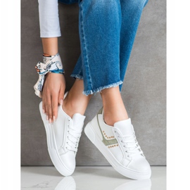 SHELOVET Lässige weiße Sportschuhe 1