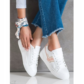 SHELOVET Lässige weiße Sportschuhe 2