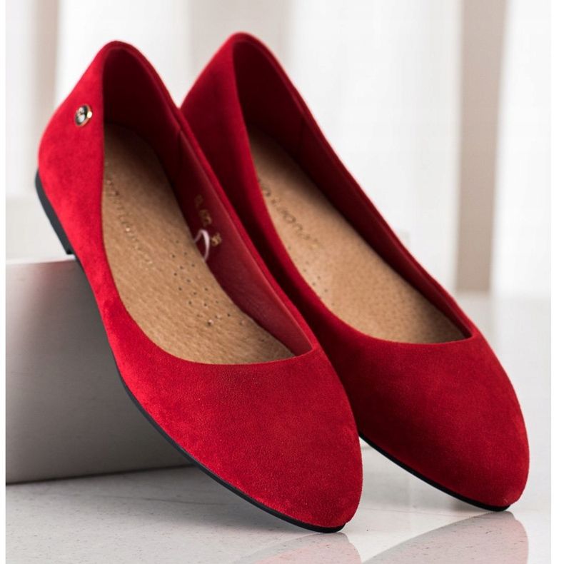 Klassische Sergio Leone Ballerinas rot 1