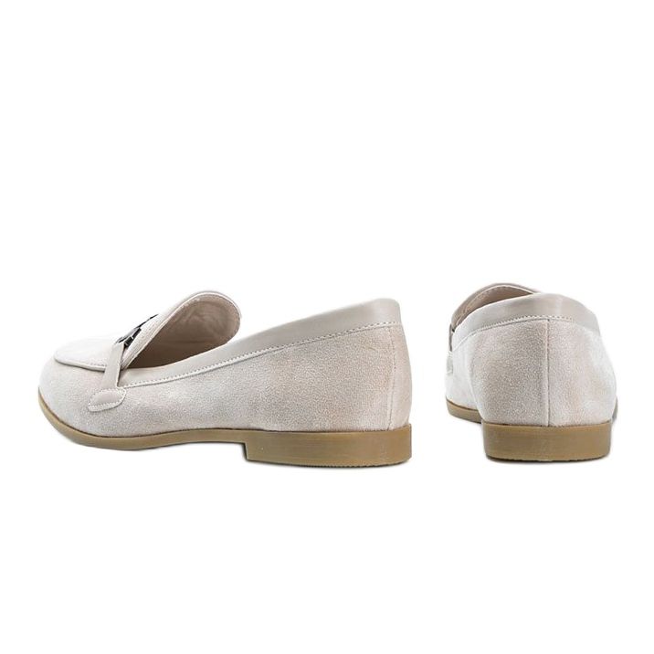Juliette Beige Loafer aus Öko-Wildleder 1