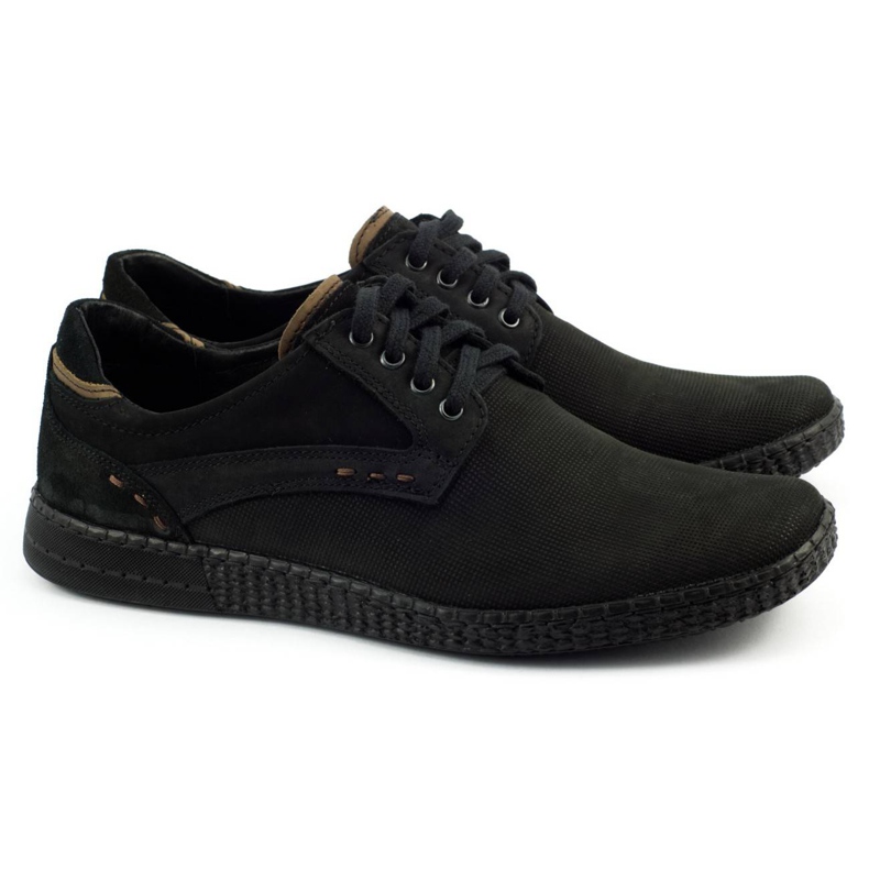 KOMODO Casual Herrenschuhe 848 schwarz braun 3