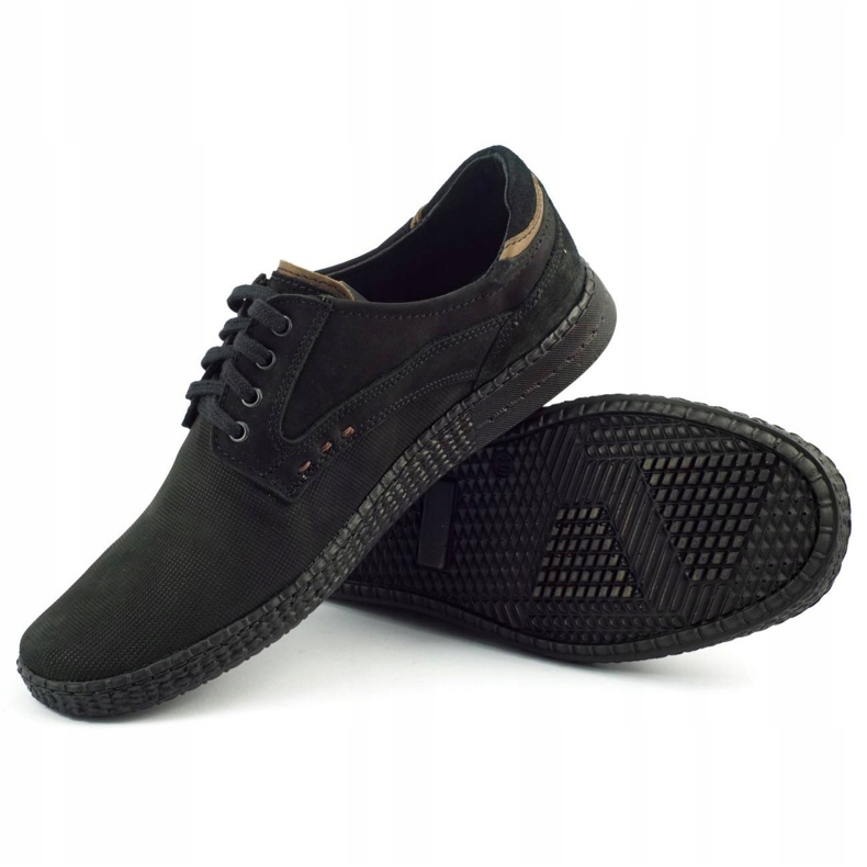 KOMODO Casual Herrenschuhe 848 schwarz braun 4