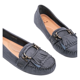 Graue Loafer aus Öko-Wildleder von Maia 1