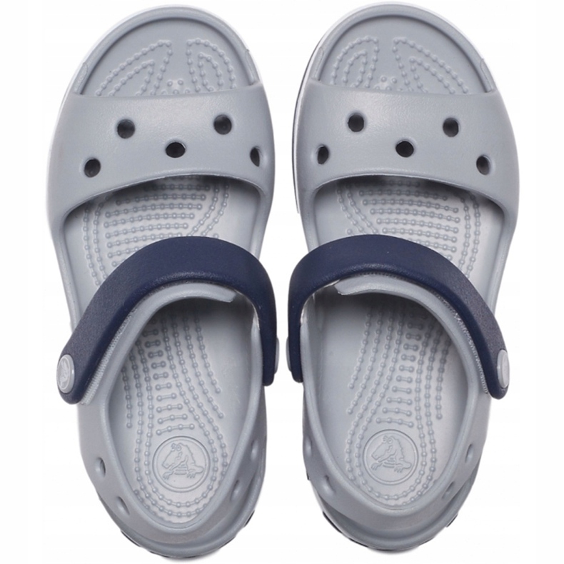 Crocs Sandalen für Kinder Crosband Sandal Kids grau-marineblau 12856 01U navy blau 1