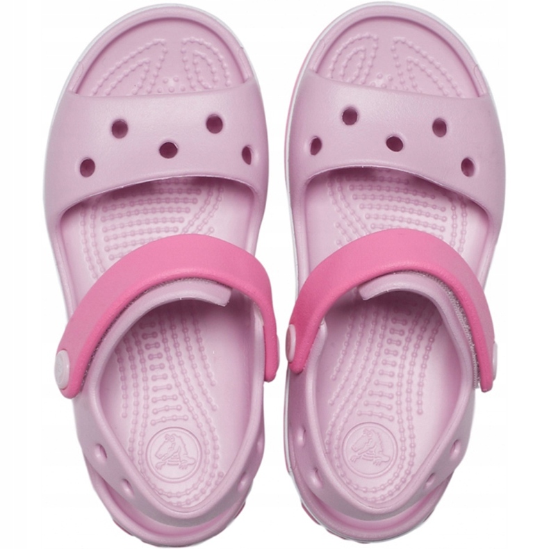 Crocs Sandalen für Kinder Crocband Sandale Kinder pink 12856 6GD rosa 1