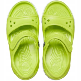 Crocs Sandalen für Kinder Crocband Ii Sandale lime-black 14854 3T3 grün 1