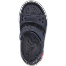 Crocs Sandalen für Kinder Crocband Ii Sandale marineblau-weiß 14854 462 navy blau 1