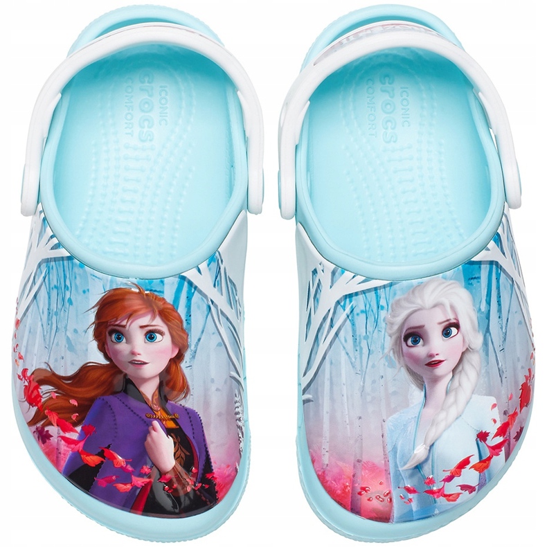 Crocs für Kinder Fl Ol Disney Frozen 2 Clog blau 206167 4O9 mehrfarbig 1
