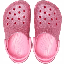 Crocs Kinder Classic Glitzer Clog rosa 205441 669 1