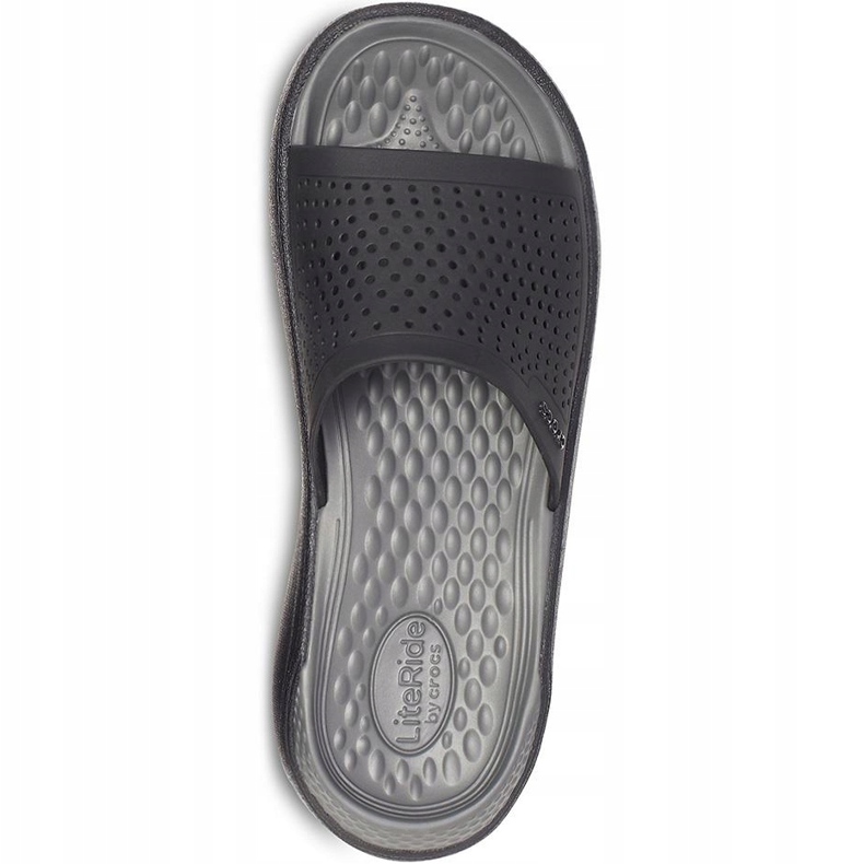 Crocs Literide Slide schwarz-grau 205 183 0DD 1