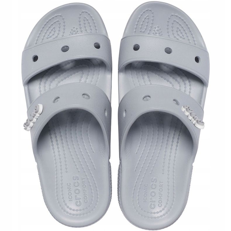 Crocs Classic graue Hausschuhe 206761 007 1