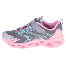 Skechers Twisty Brights W 302301L-GYPK Schuhe rosa grau 1