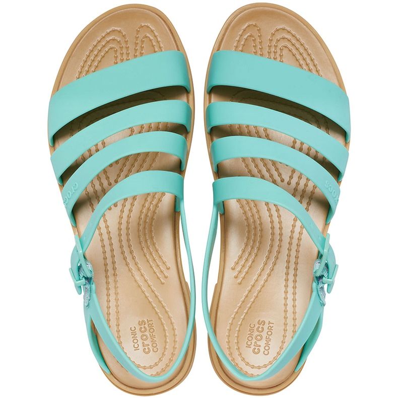 Crocs Damen Sandalen Tulum Sandal mint 206107 3U3 grün 1