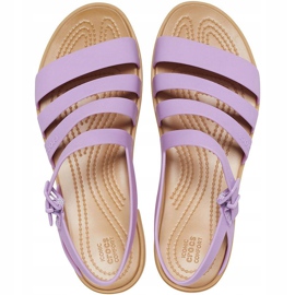 Crocs Damen Sandalen Tulum Sandale Violett 206 107 5PR lila 1