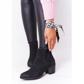 PJ1 Warme Stiefel für Damen Jodhpur-Stiefel Schwarz Morgan 2