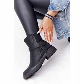 PJ1 Schwarze warme Stiefel für Damen Workers Alivia 1