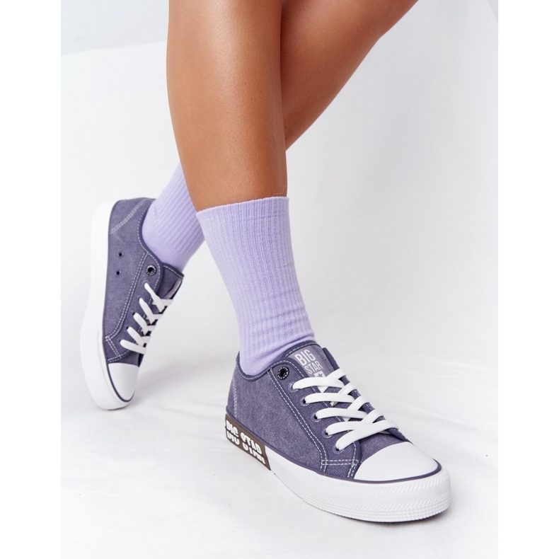 Damen Sneaker Big Star HH274114 Marineblau 2