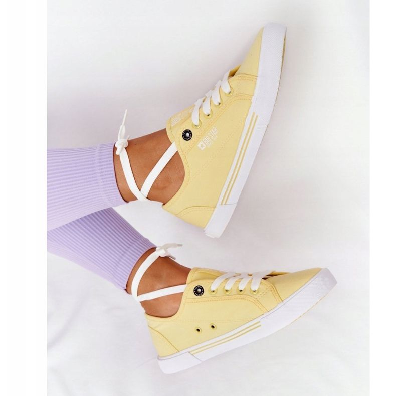 Damen Sneaker Big Star HH274062 Gelb 1