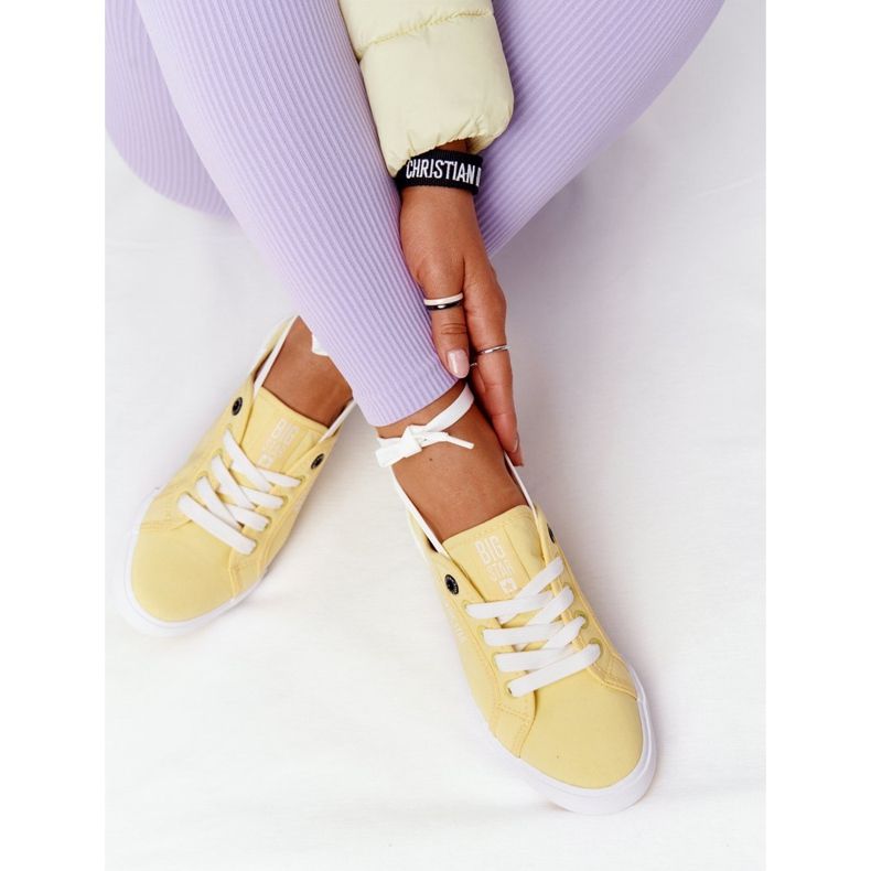 Damen Sneaker Big Star HH274062 Gelb 2