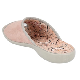 Befado Damenschuhe Blume VIKI 254D126 rosa silber- grau 3