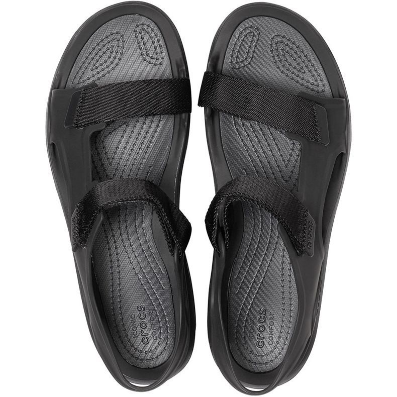 Crocs Herren Sandalen Swiftwater Molded Expedition schwarz 206526 060 1