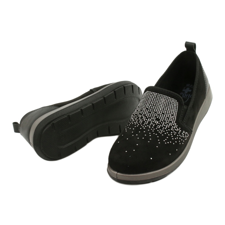 Befado Damenschuhe 156D004 schwarz silber- 4