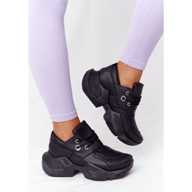 PS1 Damen-Turnschuhe auf einer massiven schwarzen, sprudelnden Sohle 1