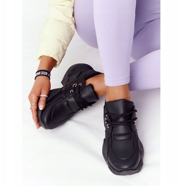 PS1 Damen-Turnschuhe auf einer massiven schwarzen, sprudelnden Sohle 2