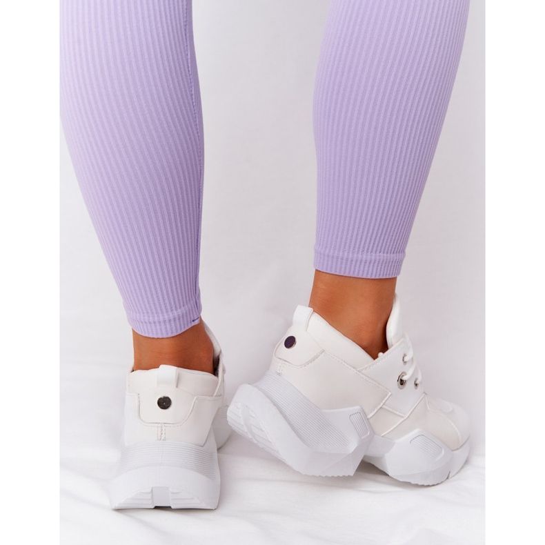 PS1 Sneakers für Damen auf einer massiven Sohle Bubbly White weiß 1