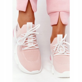 Damen Sportsocken GOE HH2N4019 Pink weiß 1