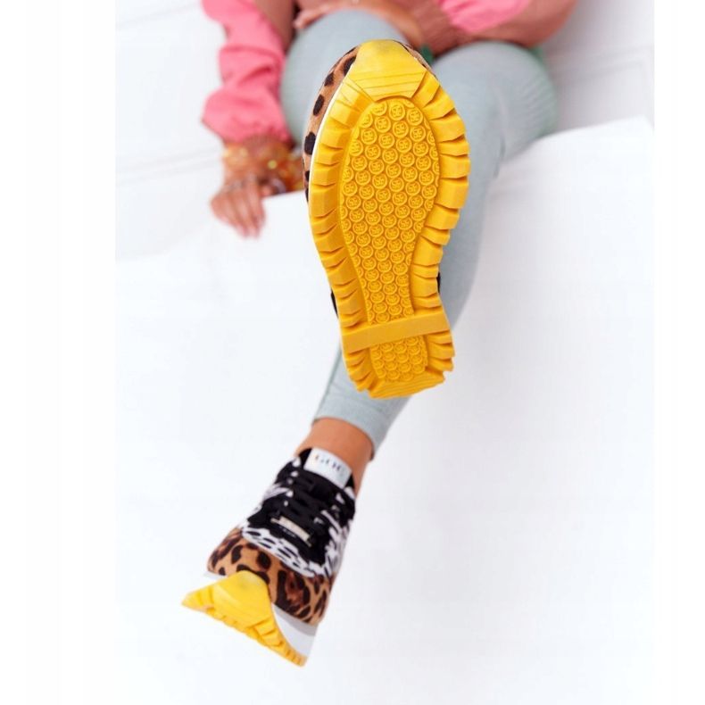 Wildleder Sportschuhe On The Platform GOE HH2N4003 Braun weiß schwarz 1