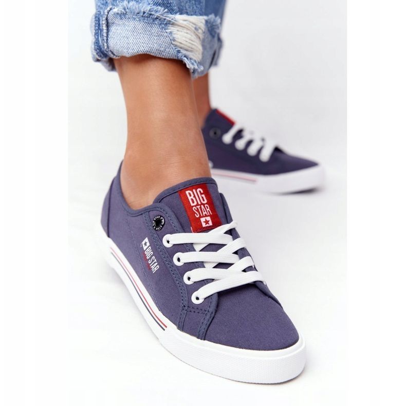 Damen Sneaker Big Star HH274063 Marineblau 1