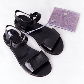 Duftende umweltfreundliche Gummisandalen ZAXY HH285127 Schwarz 2