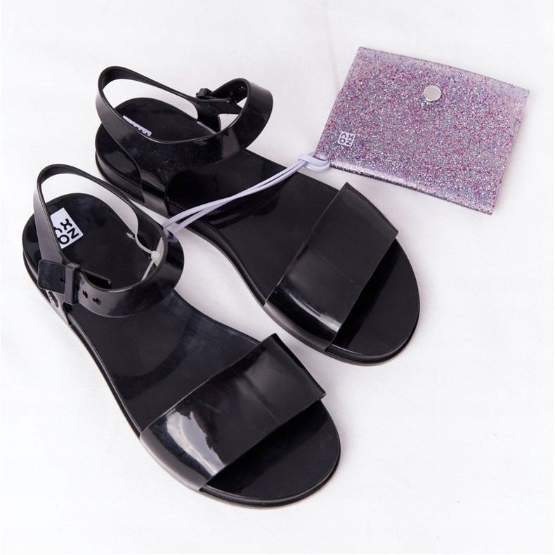 Duftende umweltfreundliche Gummisandalen ZAXY HH285127 Schwarz 2