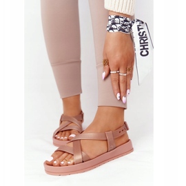 Duftende umweltfreundliche Gummisandalen ZAXY HH285167 Nude beige rosa 2