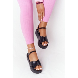 Duftende umweltfreundliche Gummisandalen ZAXY HH285132 Schwarz 2