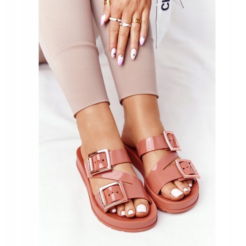 Duftende umweltfreundliche Gummipantoffeln ZAXY HH285106 Ceglaste braun 2