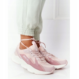 Damen Sportschuhe Memory Foam Big Star HH274811 Pink rosa 2