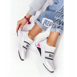 Sportschuhe Slip-On Memory Foam Big Star HH274538 Weiß 1