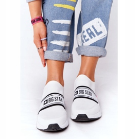 Sportschuhe Slip-On Memory Foam Big Star HH274538 Weiß 2