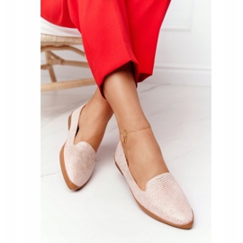 Damen Loafer Sergio Leone MK700 Wildleder Rosa 1