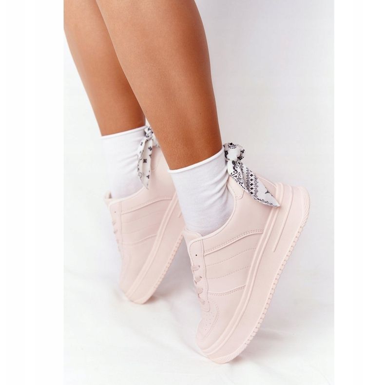 Damen Sportschuhe auf der Plattform Pink This Is Me rosa 2