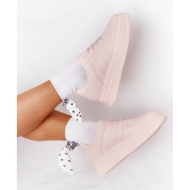 Damen Sportschuhe auf der Plattform Pink This Is Me rosa 1