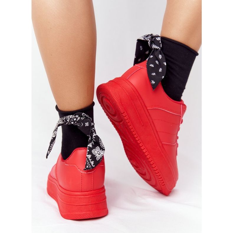 PS1 Damen Sportschuhe auf der Plattform Rot This Is Me 2