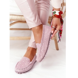 Rio Flore Umweltfreundliche Lederslipper Rosa 1