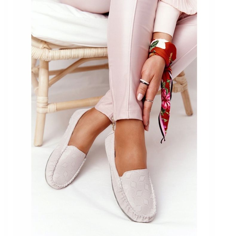 Rio Flore Umweltfreundliche Lederslipper Beige 2