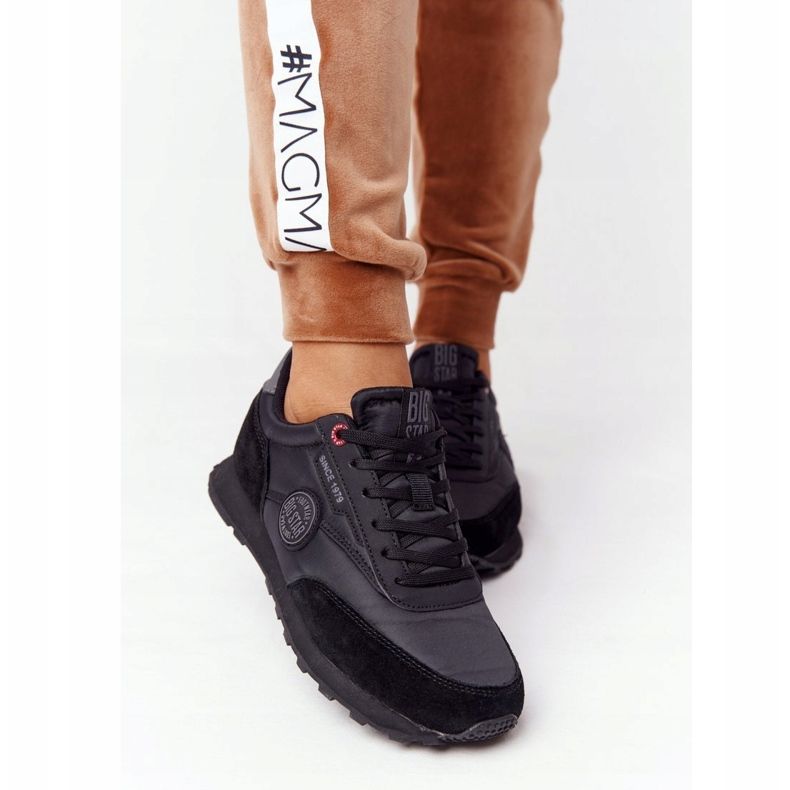 Damen Sportschuhe Memory Foam Big Star HH274528 Schwarz 1