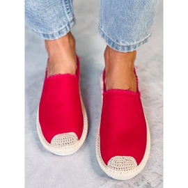 Rote Damen Espadrilles 7105 Rot 1